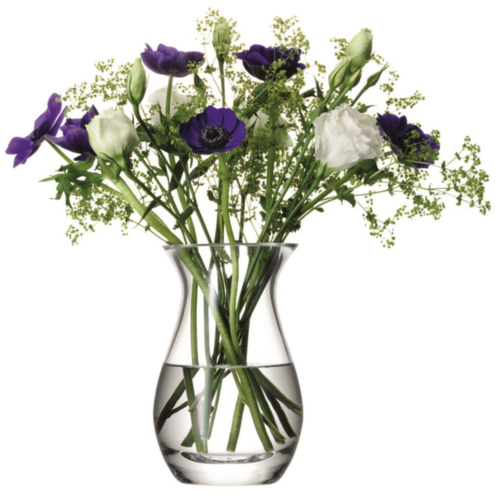 LSA Flower Posy Vase H17.5cm Clear