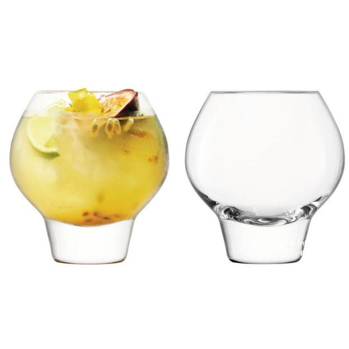 LSA Rum Balloon Tumbler 380ml Clear x 2