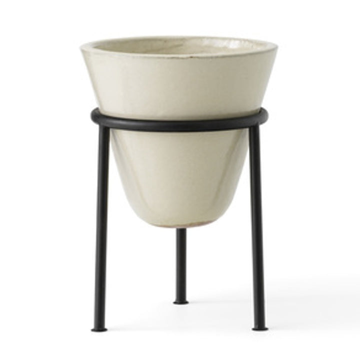 Audo CPH Daiza Planter (Height 35 cm / Diam. 25 cm), Ivory