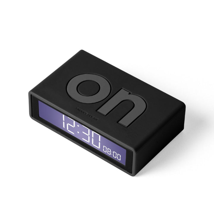 Lexon Flip Travel LCD Alarm Clock