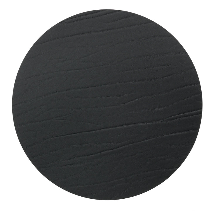 Linddna Table Mat Circle Medium - Buffalo Black